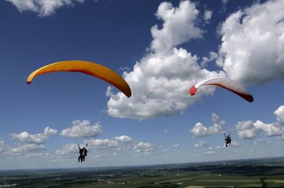 Paragliding na Kozákově